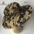 2015brand activités de plein air Capsule de pêche militaire Cap Camping Randonnée Wide Brim Camouflage Sun Hat